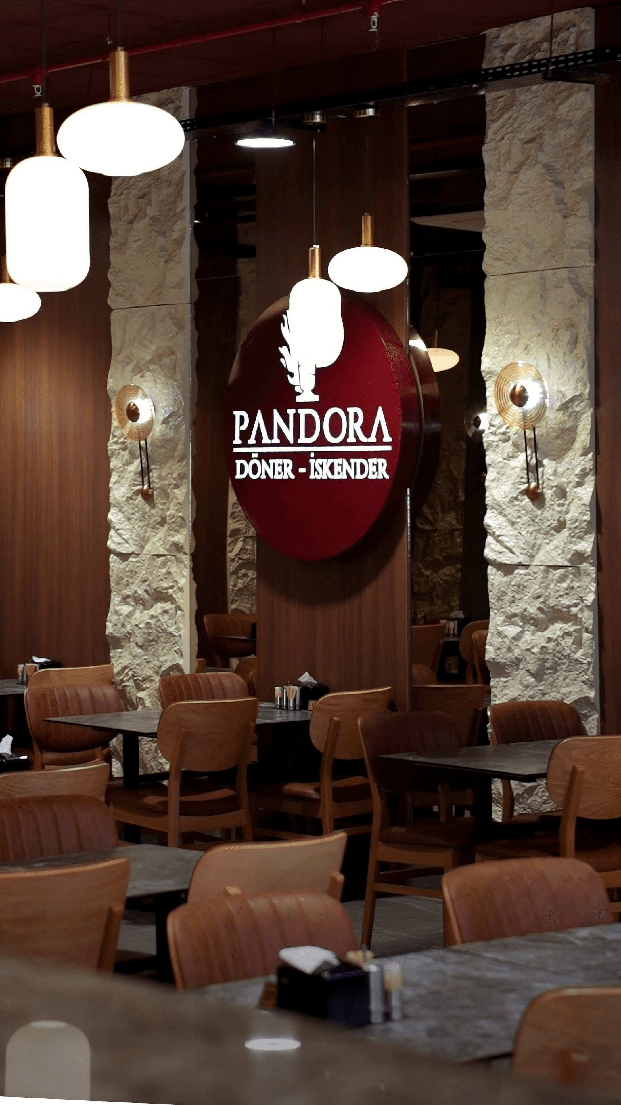 Pandora Restoran İç Mekan